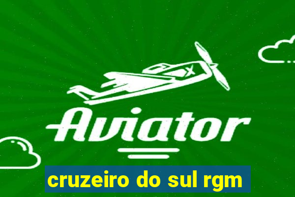 cruzeiro do sul rgm